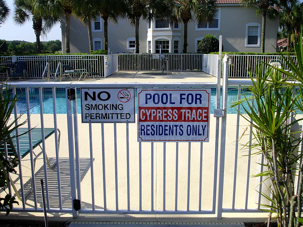 Cypress Trace Condos Community Pool Safety Fence